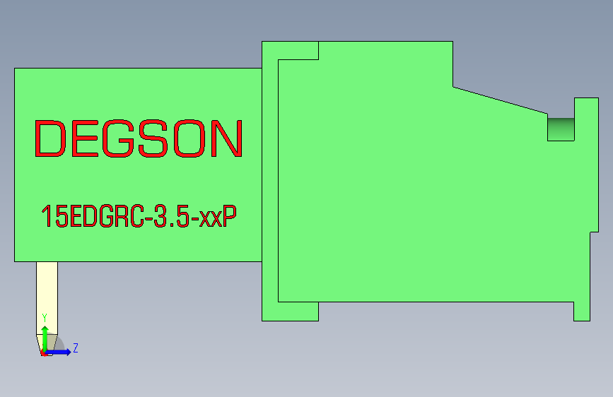 15EDG-3.5-3P(H-Hht) 左侧视图