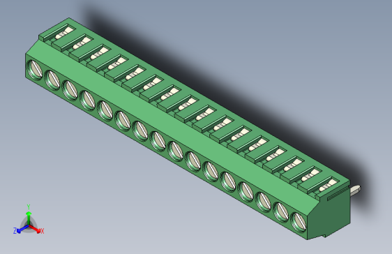 PCB Terminal Block 16 DEG381-3.5