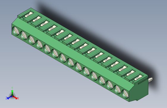 PCB Terminal Block 15 DEG381-3.5