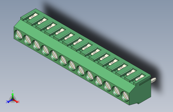 PCB Terminal Block 13 DEG381-3.5