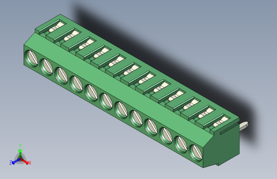 PCB Terminal Block 12 DEG381-3.5