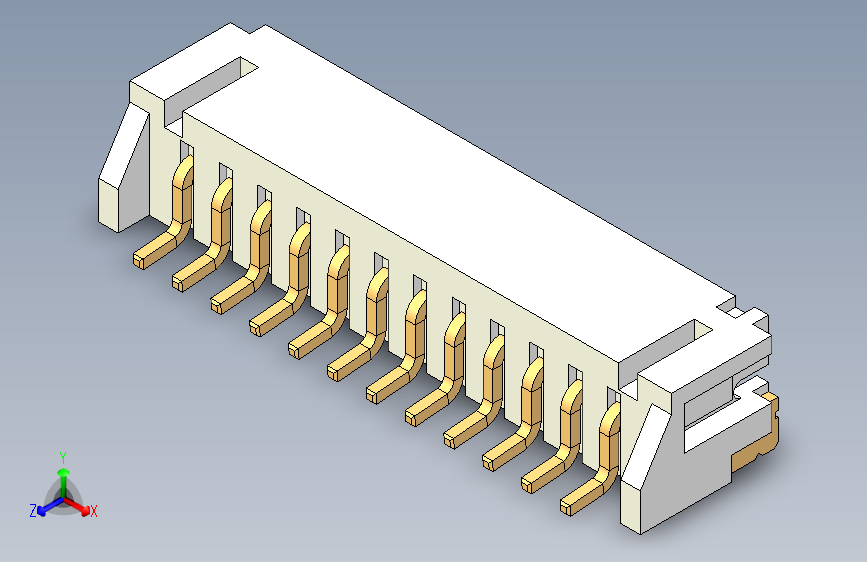 JST-S12B-PH-SM4-TB_STEP_模型图纸下载 – 懒石网