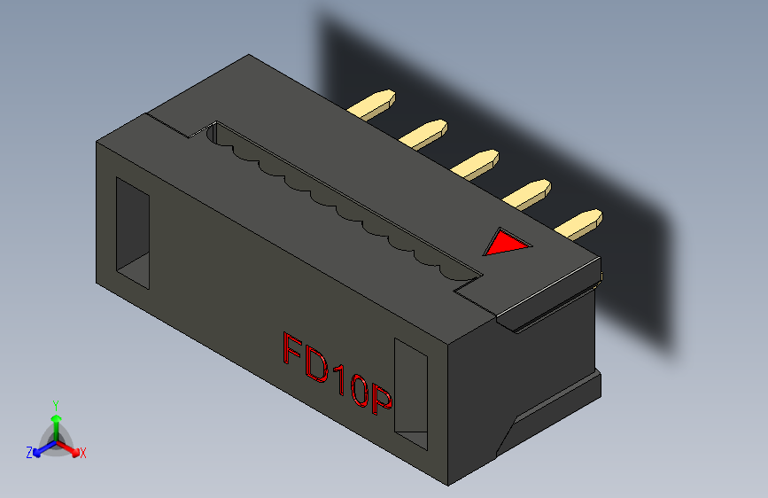 FDC-10 ( DS1018-2.54-10 )