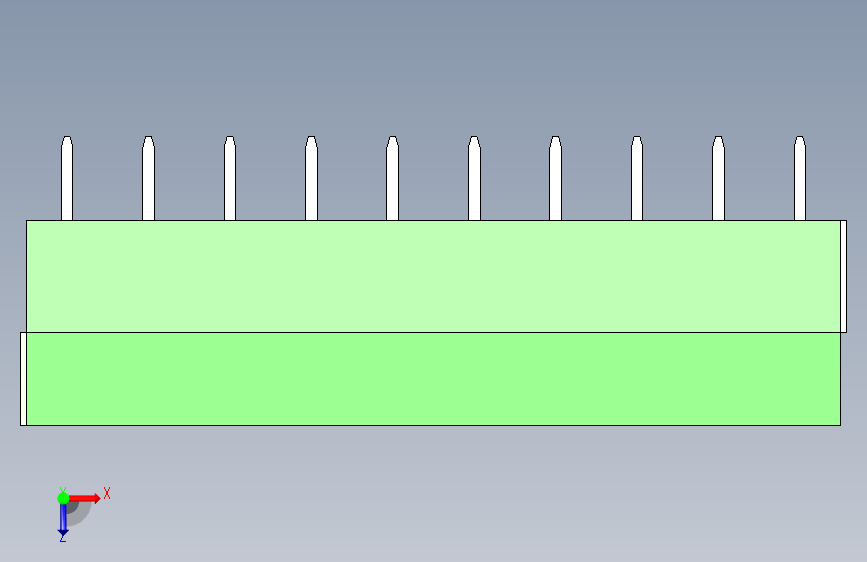 PCB_Terminal_Block_10-P3.5 俯视图