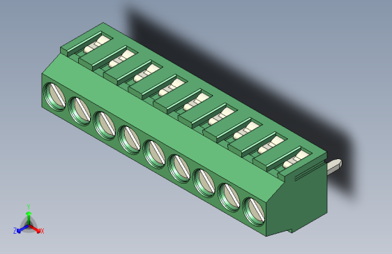 PCB Terminal Block 9 DEG381-3.5