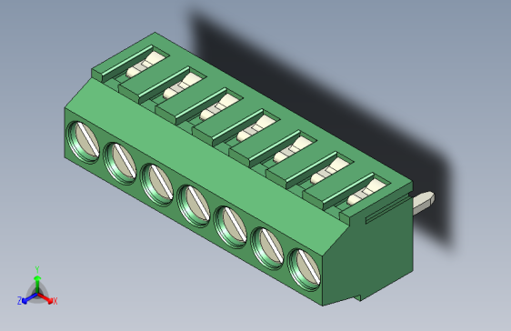PCB Terminal Block 7 DEG381-3.5