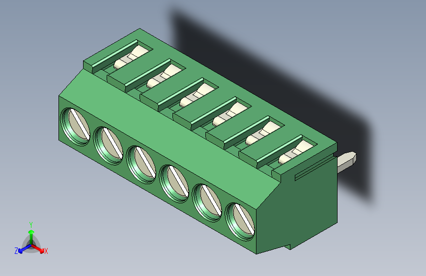 PCB Terminal Block 6 DEG381-3.5