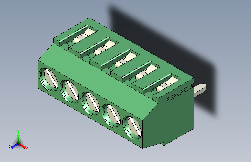 PCB Terminal Block 5 DEG381-3.5