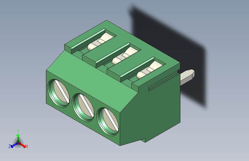 PCB Terminal Block 3 DEG381-3.5