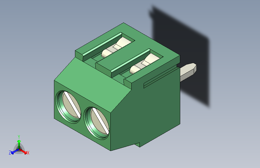 PCB Terminal Block 2 DEG381-3.5