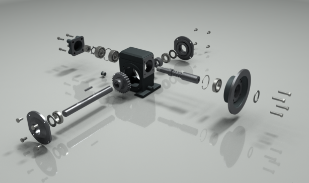 33-Generic齿轮减速器3D图纸 INVENTOR设计 附STP  模型图纸