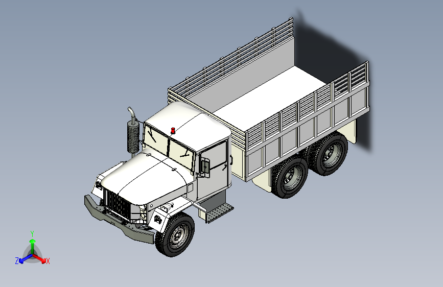 29-M35A2+卡车  3d模型图纸