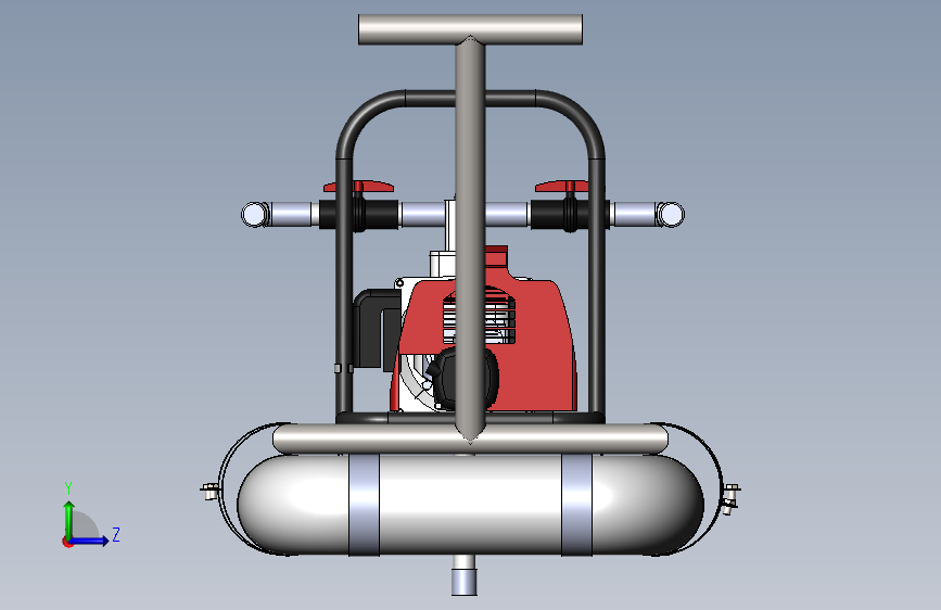 气垫船模型图 Solidworks 2022 模型图纸下载 懒石网