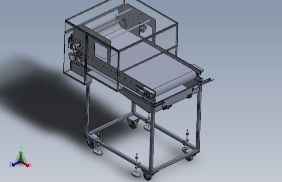 Sludge Squeezing挤压输送机模型3D图纸 Solidworks设计