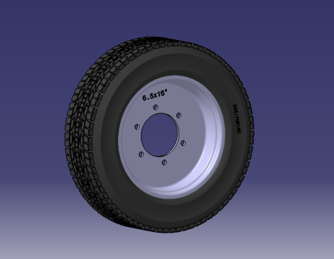 车轮205-70R16C