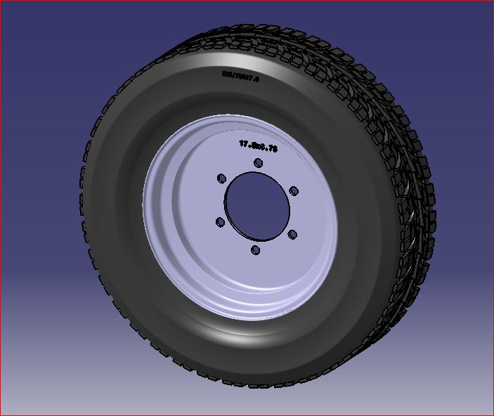 车轮225-75R17.5