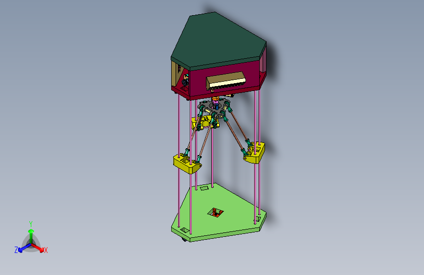 Delta桌面台式3D打印机