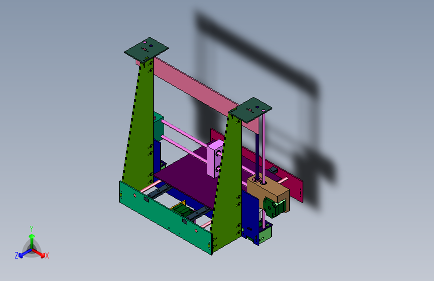 i3结构3d打印机