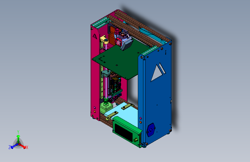 打印200x200x250开源3D打印机