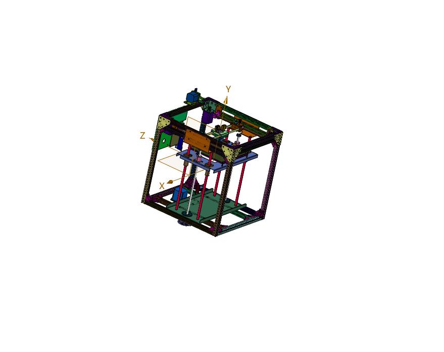 儿童手办模型桌面级3D立体打印机