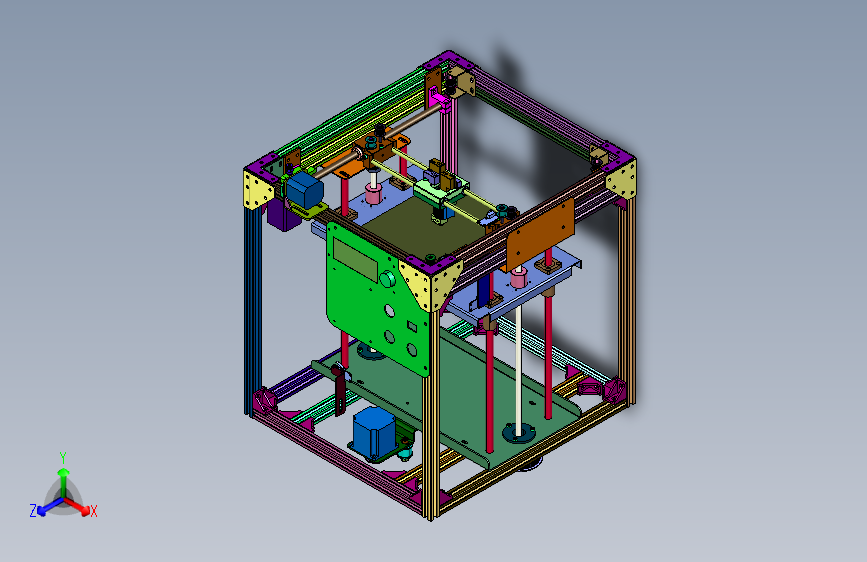 儿童手办模型桌面级3D立体打印机