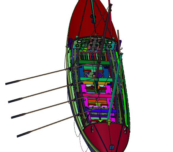 航海大型多人救生船
