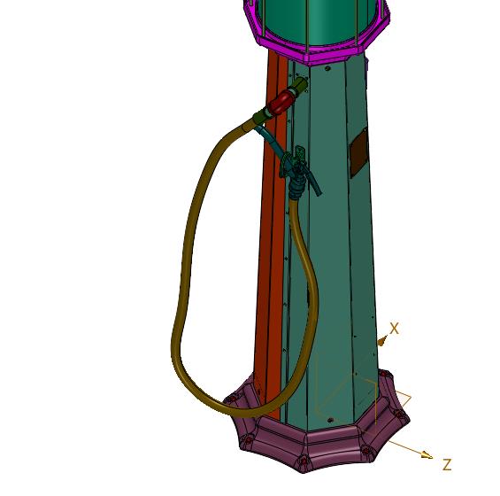 老式机械汽油加油机