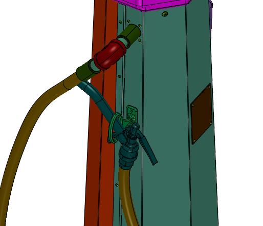 老式机械汽油加油机