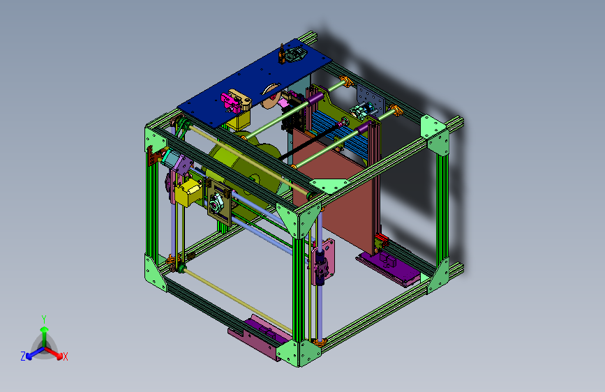 欧标铝型材框架3D打印机