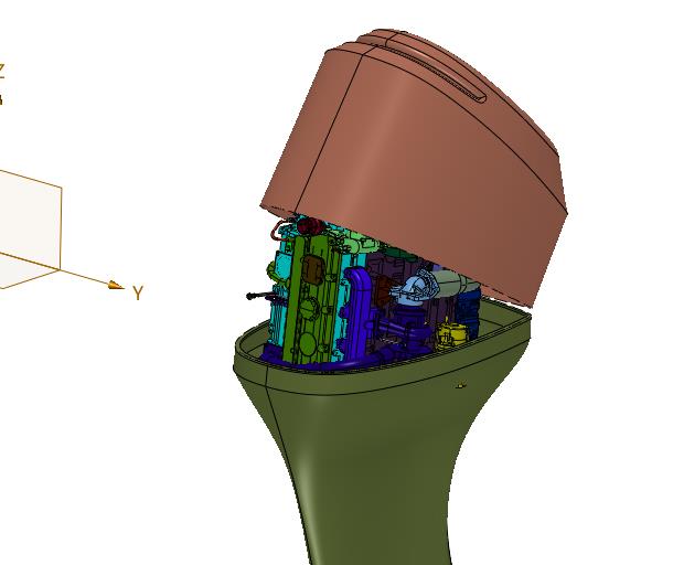 汽油船外机推进器