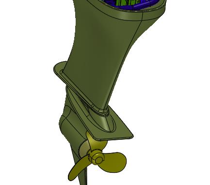 汽油船外机推进器