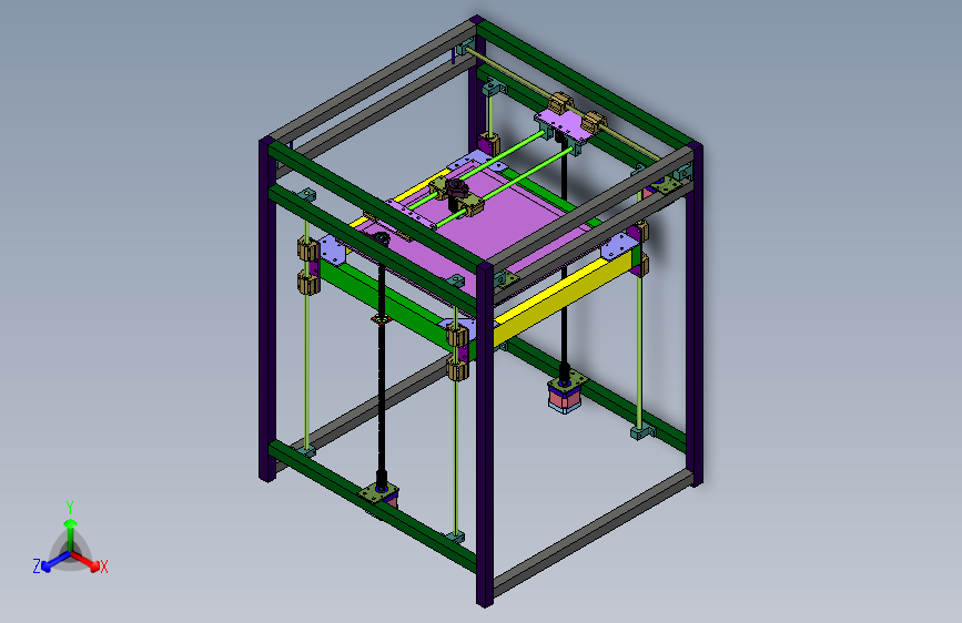 全金属惰轮组件3D打印机