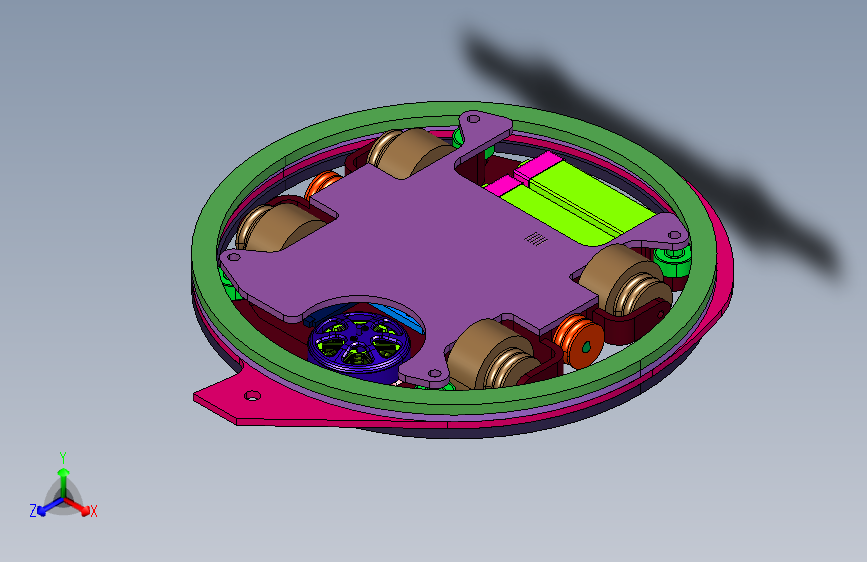 全身环形旋转武器机器人