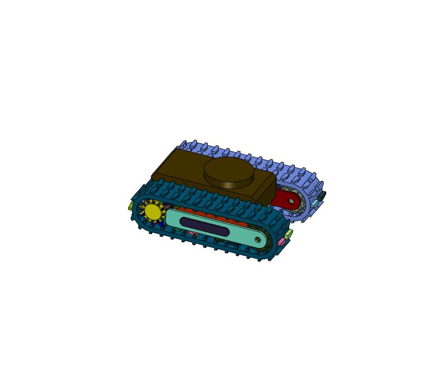 全遥控农用机械履带底盘