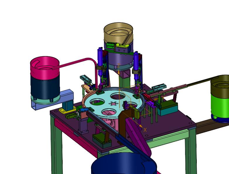 塑料品自动供料锁螺丝机