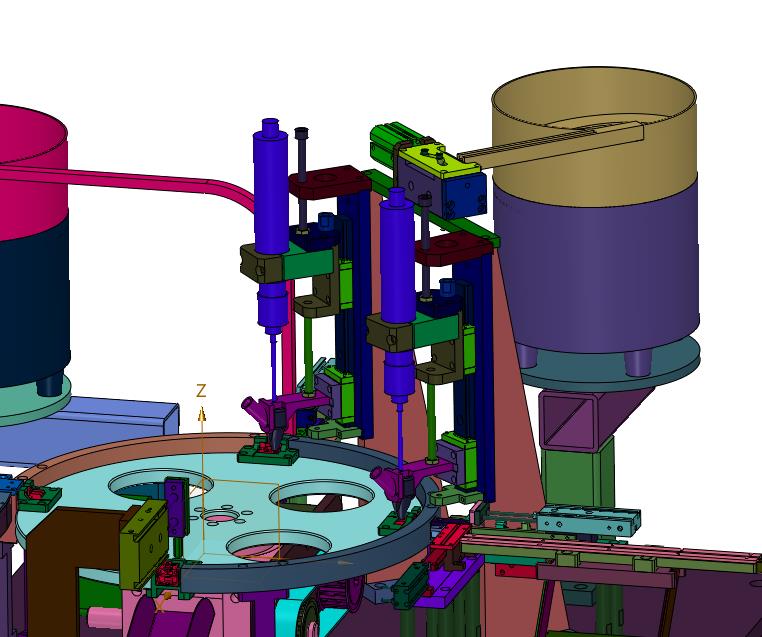 塑料品自动供料锁螺丝机
