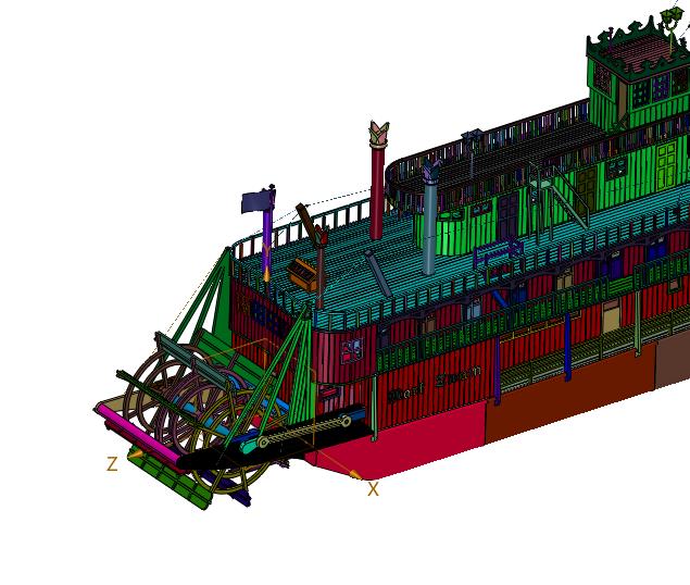 蒸汽旅游游览船