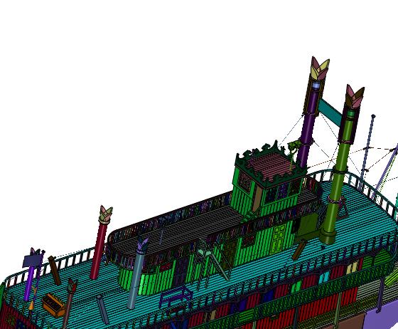 蒸汽旅游游览船