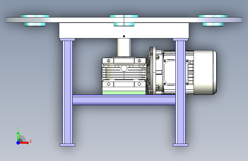 旋转工作台3D设计