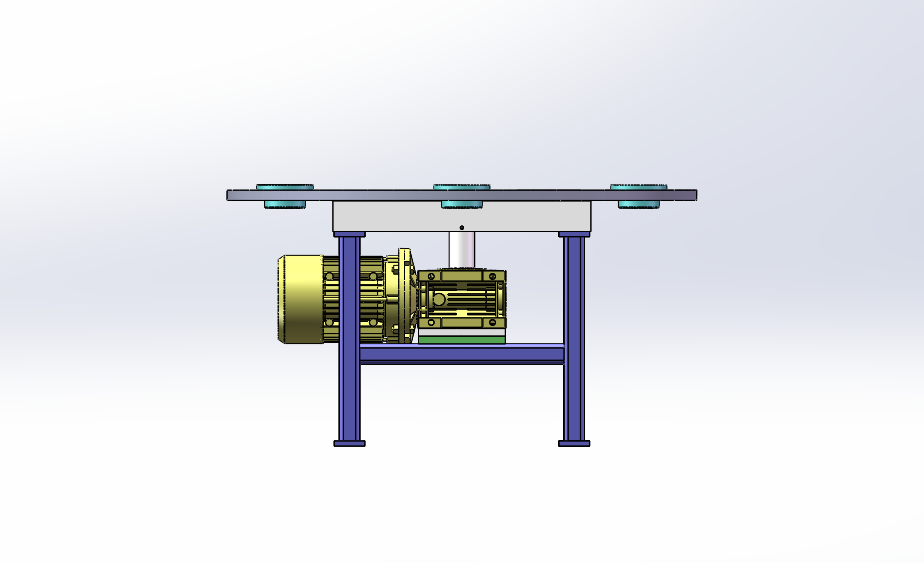 旋转工作台3D设计