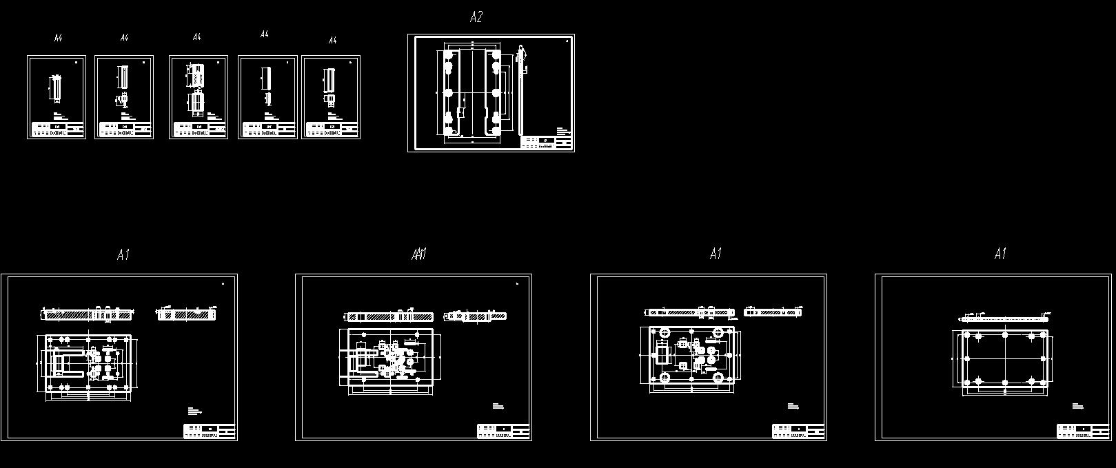 前门锁环螺母板盒级进模