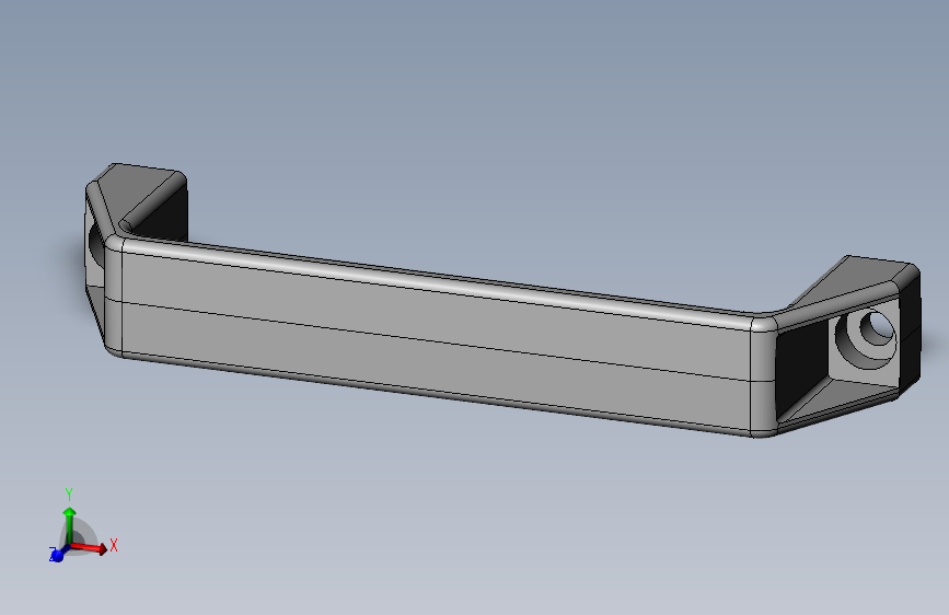 把手-PUXADOR PLÁSTICO RETANGULAR 156mm.SLDPRT