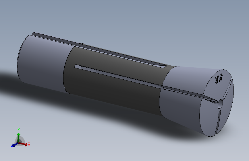 R8-夹头组-R8 COLLET 0.187.SLDPRT