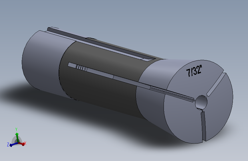 R8-夹头组-R8 COLLET 0.219.SLDPRT
