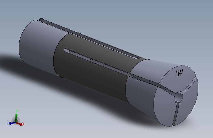 R8-夹头组-R8 COLLET 0.250.SLDPRT