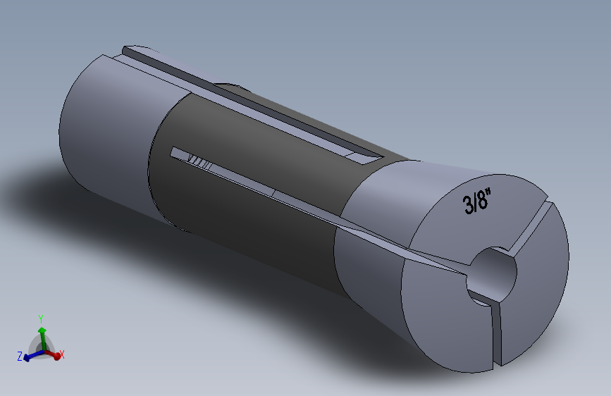 R8-夹头组-R8 COLLET 0.375.SLDPRT