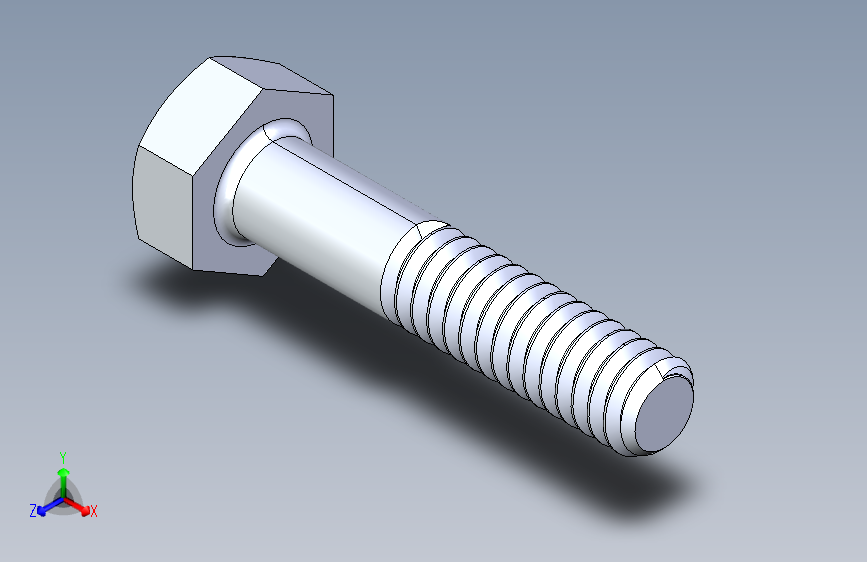 UNC 六角螺栓-Hex Bolt 0.250-20 x 1.250