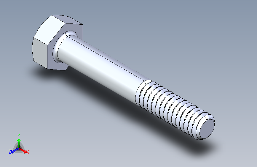 UNC 六角螺栓-Hex Bolt 0.250-20 x 1.750