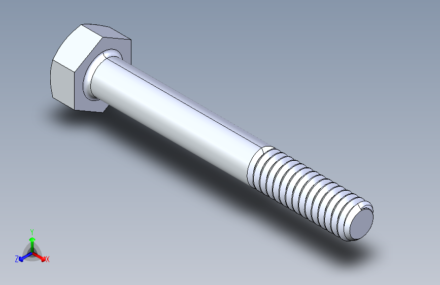 UNC 六角螺栓-Hex Bolt 0.250-20 x 2.000