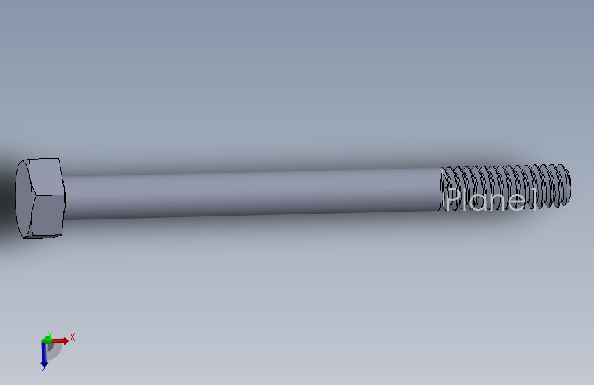 UNC 六角螺栓-Hex Bolt 0.250-20 x 3